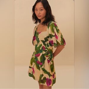 farm rio renata crochet mini dress FARM Rio | Dresses | Farm Rio Renata Rainbow Crochet Mini Dress